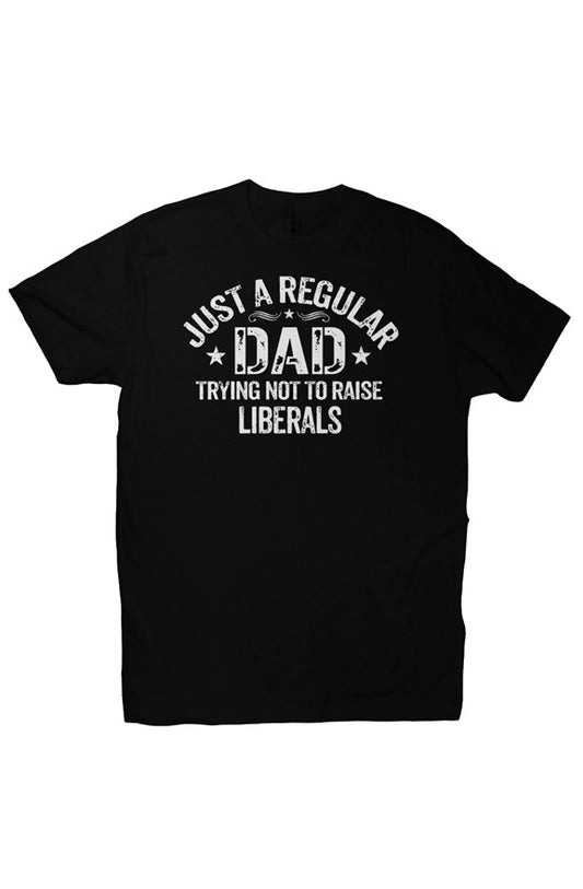 Premium Fitted Trying Not to Raise Liberals Tee