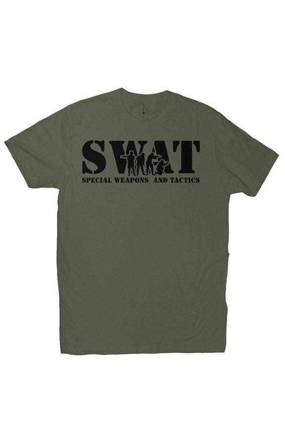 Premium Fitted SWAT Tee – Right Wing Things