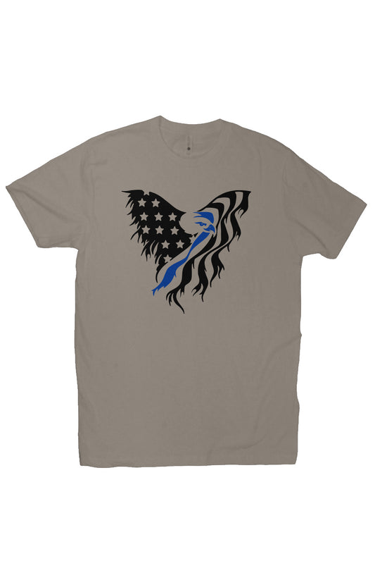 Premium Fitted Blue Line Eagle Tee