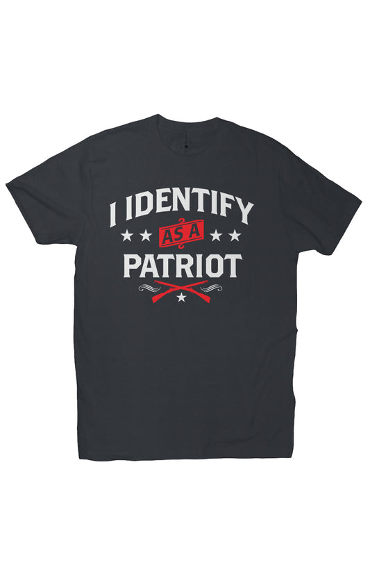 Premium Fitted I Identify As A Patriot Tee